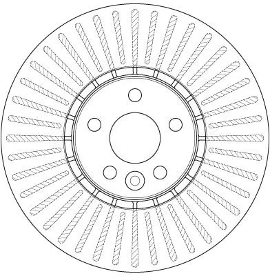 TRW Brake Disc (DF6472S)