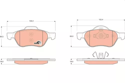 Brake Pad Set, disc brake