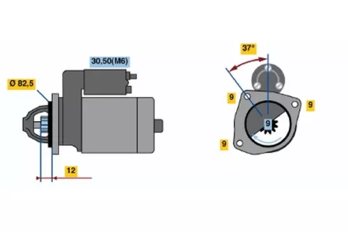 BOSCH Starter (0986018450)
