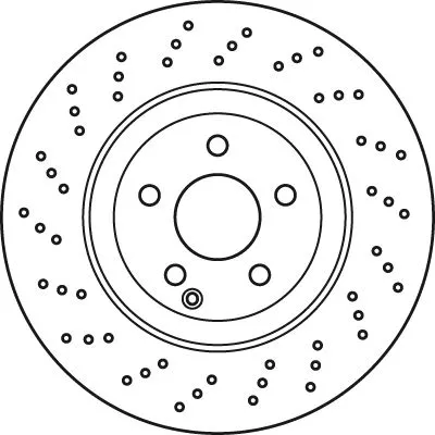 TRW Brake Disc (DF6077S)