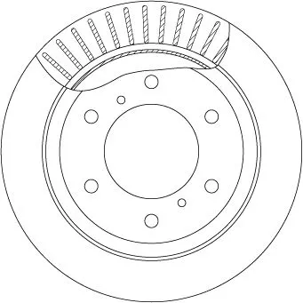 TRW Brake Disc (DF7061S)