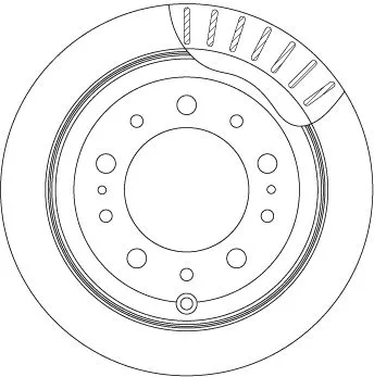 TRW Brake Disc (DF4483)