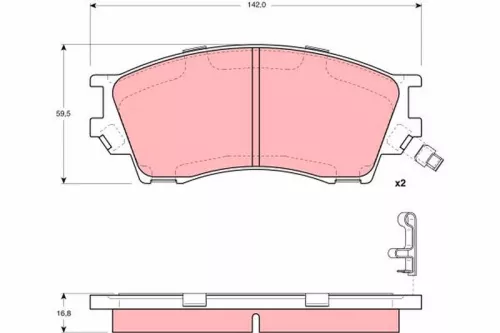 Brake Pad Set, disc brake