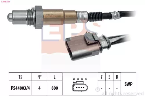 EPS Oxygen Sensor (1-998-199)