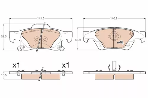 Brake Pad Set, disc brake