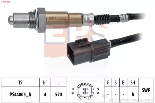 EPS Oxygen Sensor (1-998-260)