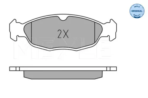 MEYLE Brake Pad Set, disc brake (0252448717)