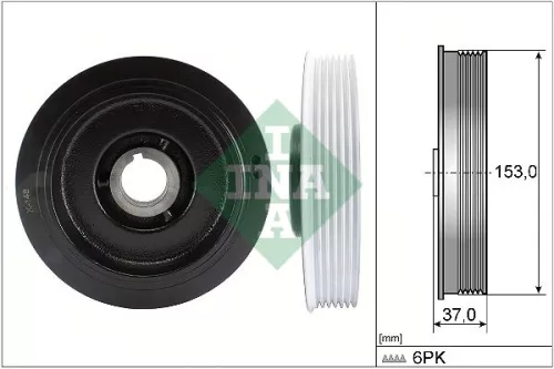 Belt Pulley, crankshaft