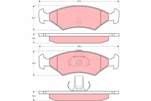 Brake Pad Set, disc brake