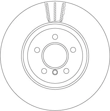 TRW Brake Disc (DF6607S)