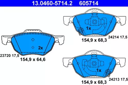 Brake Pad Set, disc brake