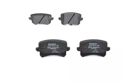 BOSCH Brake Pad Set, disc brake (0986494814)