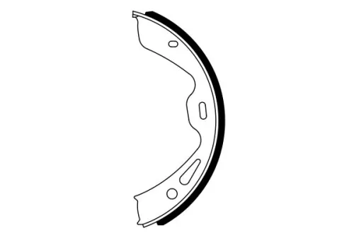 BOSCH Brake Shoe Set, parking brake (0986487920)