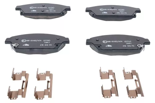 ATE Brake Pad Set, disc brake (13.0470-7263.2)