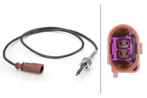 HELLA Sensor, exhaust gas temperature (6PT014494-121)
