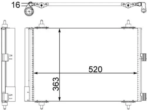 Condenser, air conditioning