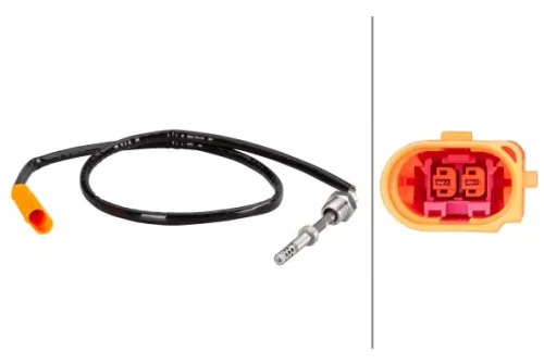 HELLA Sensor, exhaust gas temperature (6PT010376-101)