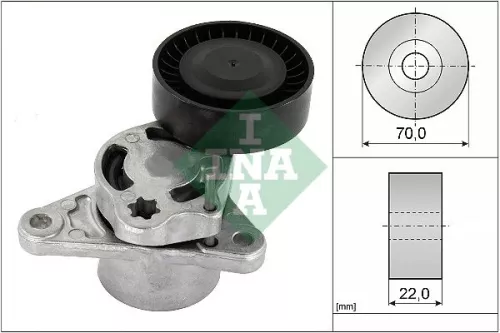 Schaeffler INA Belt Tensioner, V-ribbed belt (534070910)