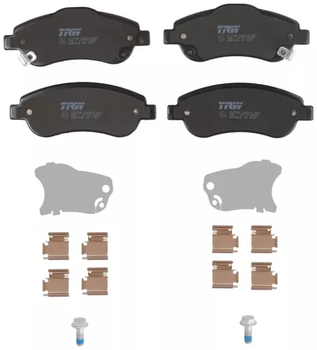 TRW Brake Pad Set, disc brake (GDB3445)