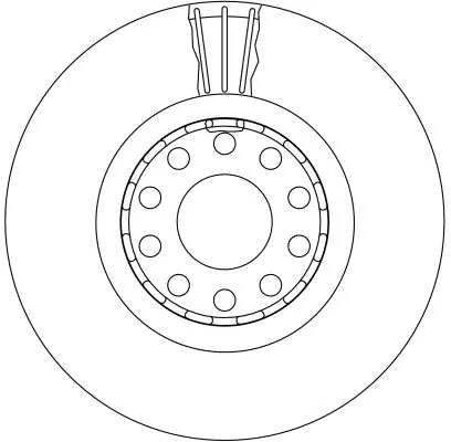 TRW Brake Disc (DF4125S)