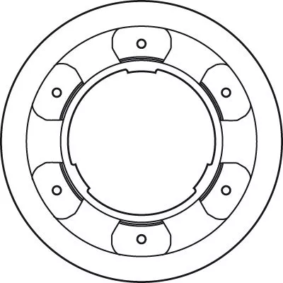 TRW Brake Disc (DF4993S)
