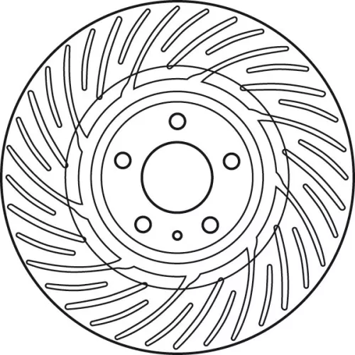 TRW Brake Disc (DF6014S)