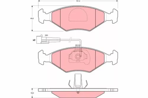 Brake Pad Set, disc brake