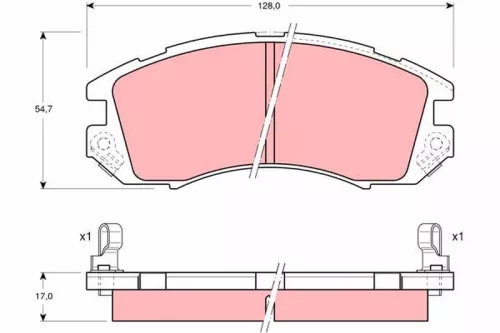 Brake Pad Set, disc brake