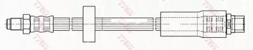 TRW Brake Hose (PHB601)