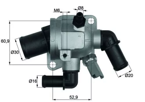Thermostat, coolant