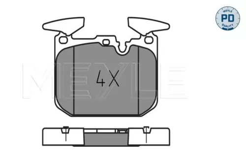 MEYLE Brake Pad Set, disc brake (0252502818/PD)