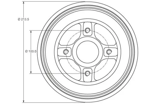 TRW Brake Drum (DB4214MR)