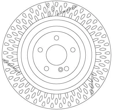 TRW Brake Disc (DF6822S)