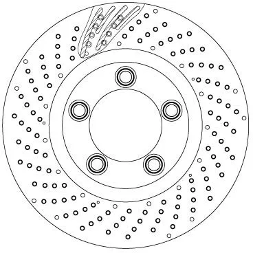 TRW Brake Disc (DF6542S)