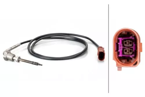 HELLA Sensor, exhaust gas temperature (6PT014494-531)
