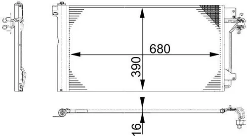 Condenser, air conditioning