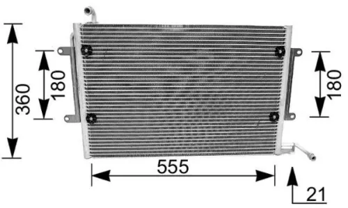 Condenser, air conditioning
