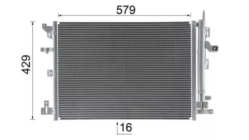 MAHLE Condenser, air conditioning (AC635000S)