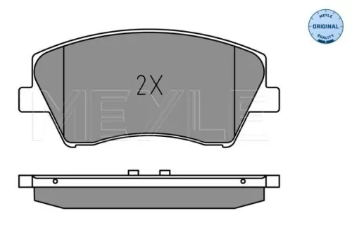MEYLE Brake Pad Set, disc brake (0252251817)