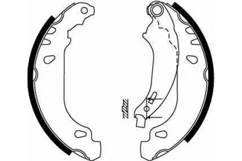 TRW Brake Shoe Set (GS8669)