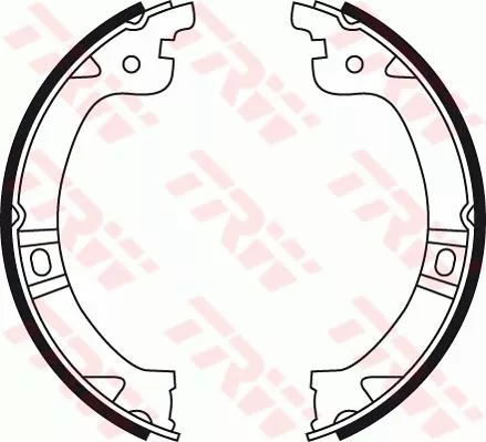 Brake Shoe Set, parking brake