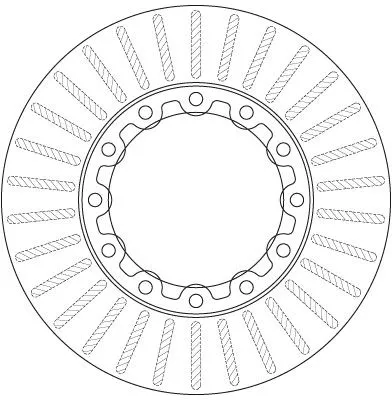 TRW Brake Disc (DF6307S)