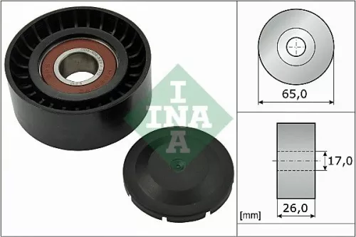 Schaeffler INA Deflection/Guide Pulley, V-ribbed belt (532055710)