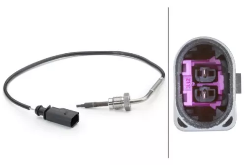 Sensor, exhaust gas temperature