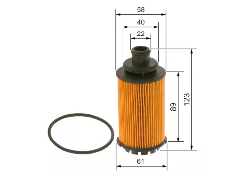 BOSCH Oil Filter (F026407214)