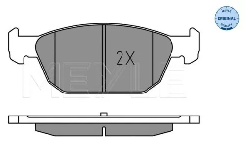 MEYLE Brake Pad Set, disc brake (0252580417)