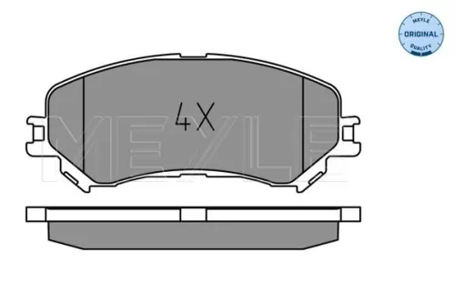 MEYLE Brake Pad Set, disc brake (0252234719)