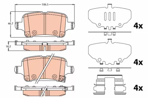 Brake Pad Set, disc brake