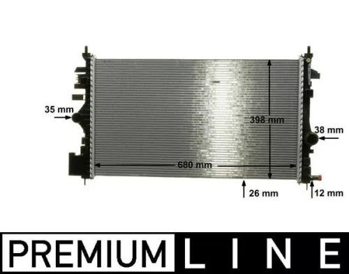 Radiator, engine cooling
