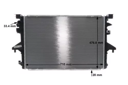 MAHLE Radiator, engine cooling (CR1792000S)